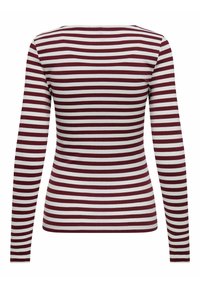 ONLY ONLFIFI RUCHING JRS - Langærmet T-shirt - chocolate truffle