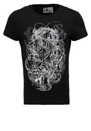 YOURTURN T-shirt imprimé - black