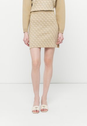 AUBREY SKIRT - Minigonna - foamy taupe