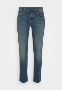 REGULAR FIT LOW WAIST - Traperice ravnih nogavica - deep indigo vintage