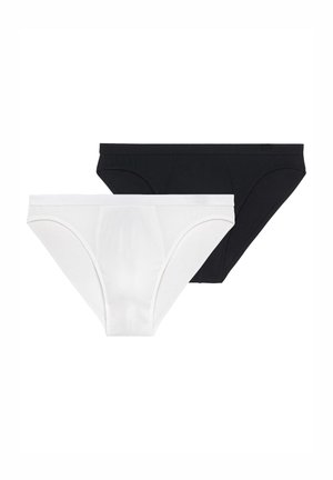 2ER PACK - Slip - schwarz weiß