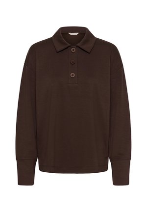 Bon'A Parte, BPTRUDY SWEAT PULLOVER - Polo - coffee bean