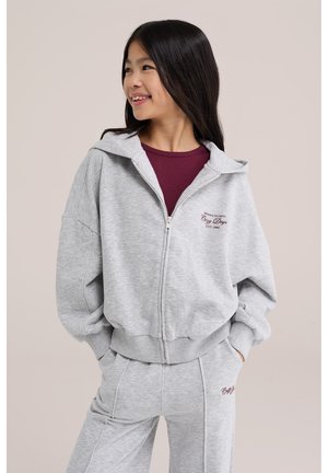 WE Fashion Sweat zippé - light grey