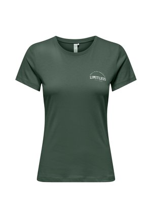 CAVA LIFE KURZARM - Print T-shirt - dunkelgrün