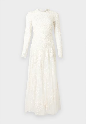 ROSA ROUND NECK ANKLE GOWN - Oblačila za posebne priložnosti - swan white/cream