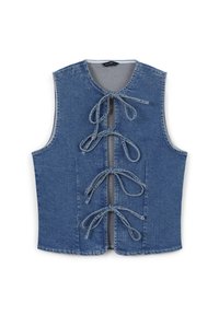 Smanicato - blu denim medio