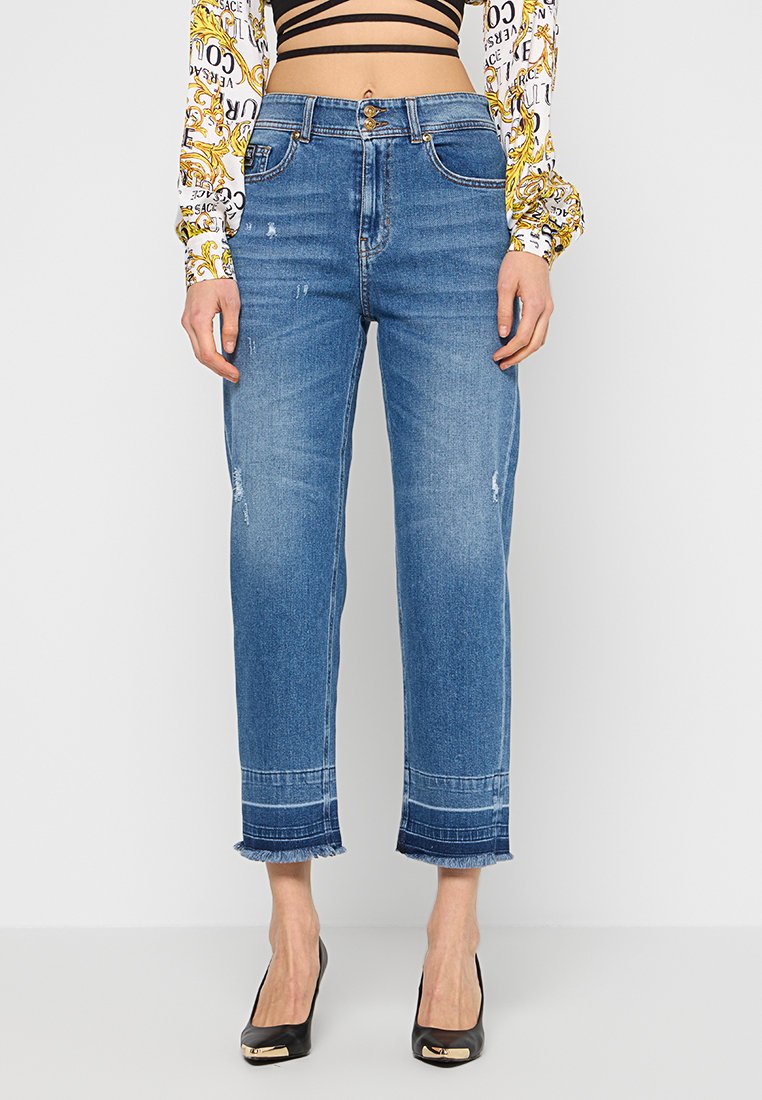Versace Jeans Couture Straight leg jeans blauw denim/bluedenim Versace Jeans Couture Straight leg jeans blauw denim/bluedenim