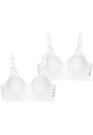 2-PACK TRIACTION WELLNESS - Triangel BH - white