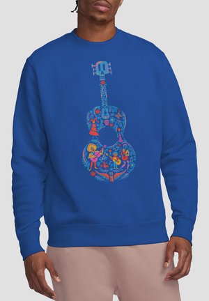 COCO COLORFUL GUITAR WITH ERNESTO, MIGUEL AND HECTOR - Sweatshirt - royal blue