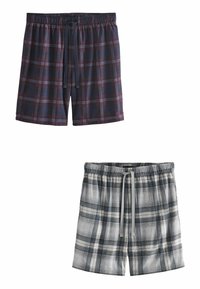 Next MOTIONFLEX COSY 2 PACK - REGULAR FIT - Nattøj bukser - grey  red