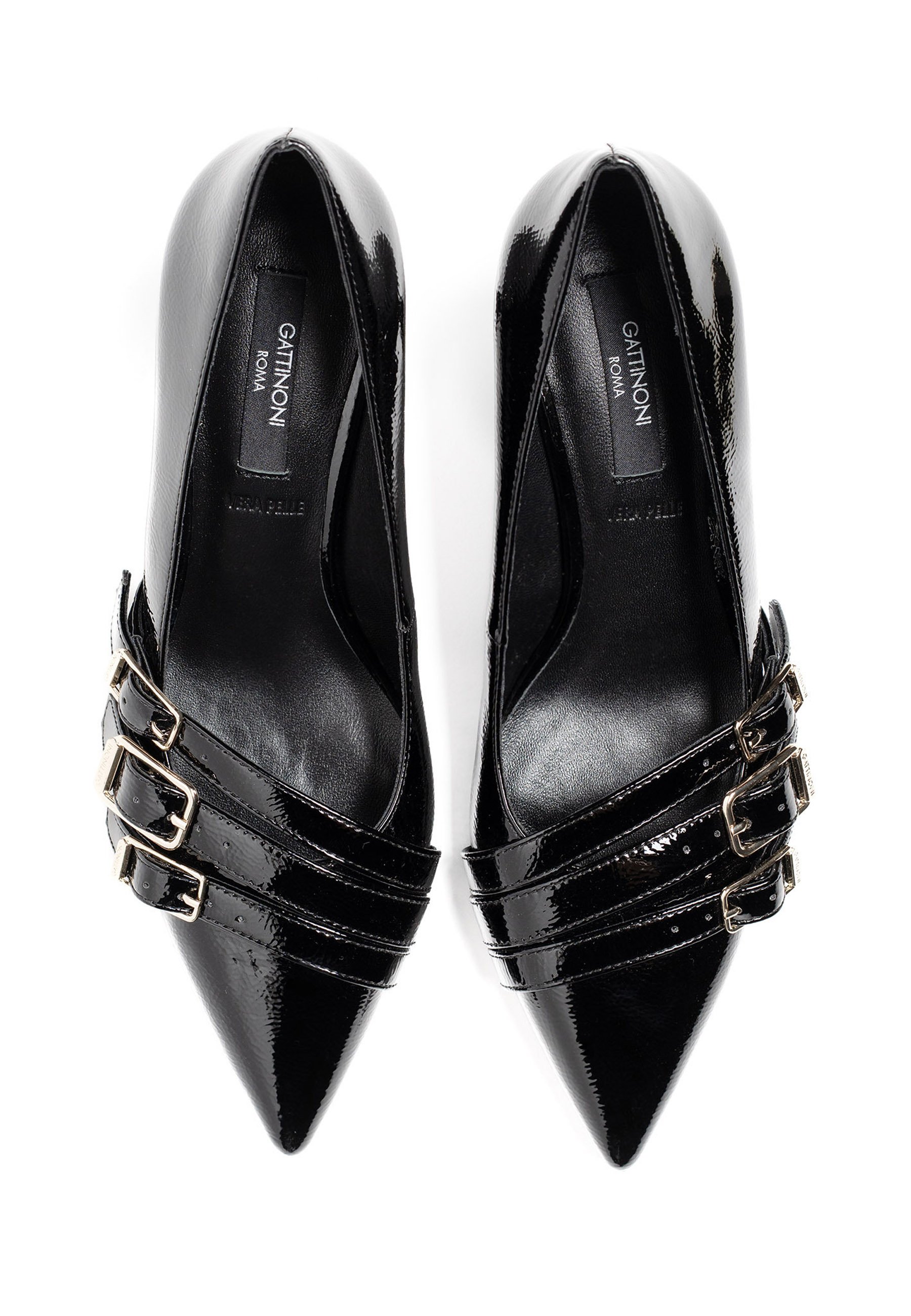 Décolleté Bviennic Con Tacco Gattino 6 Cm - Scarpe Donna Eleganti, Punta Aperta, Taglie Dal 33 Al 46 - Colore Beige/Nero, Modello 681