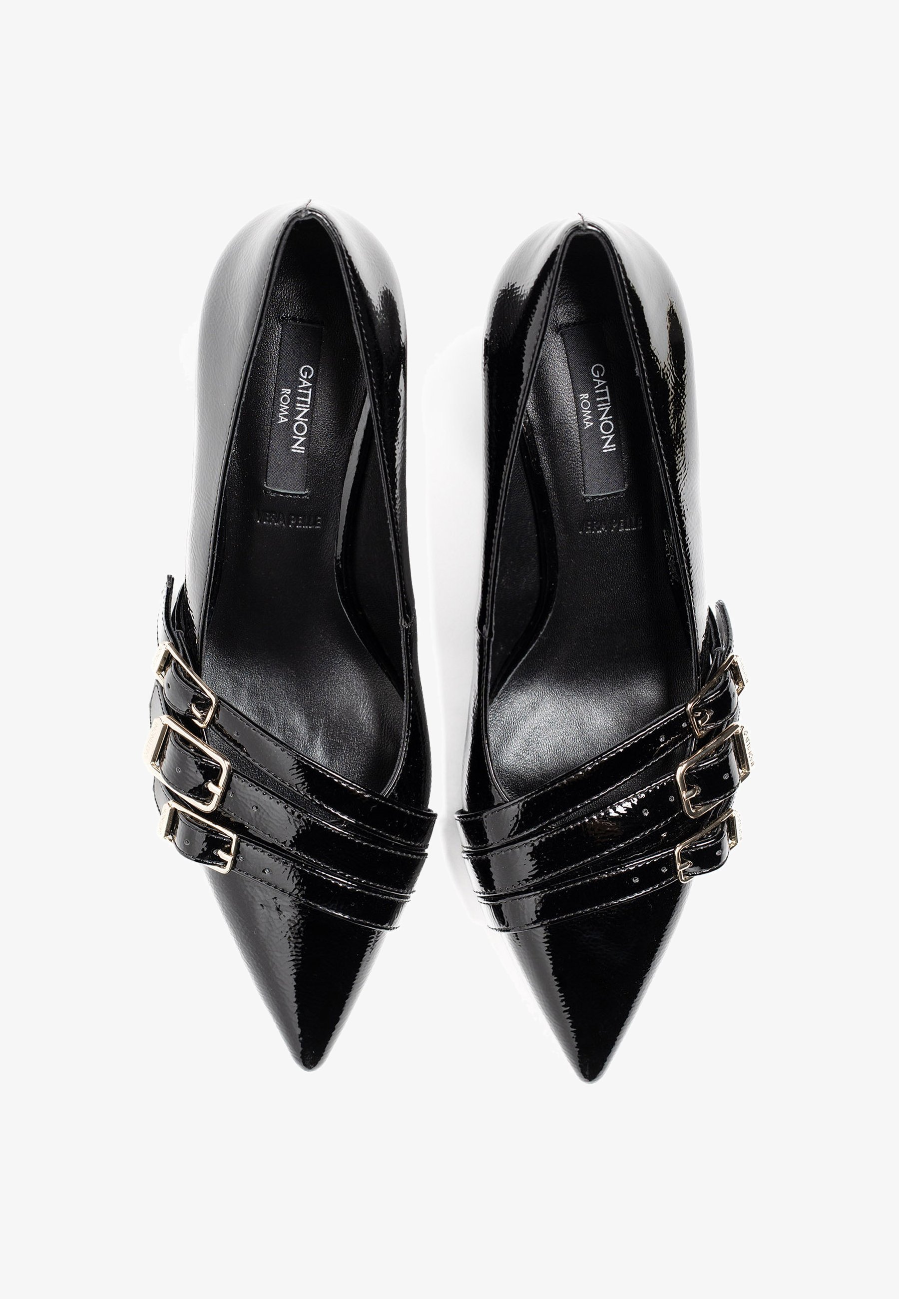 Décolleté Bviennic Con Tacco Gattino 6 Cm - Scarpe Donna Eleganti, Punta Aperta, Taglie Dal 33 Al 46 - Colore Beige/Nero, Modello 681