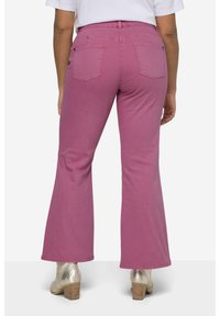 Angel of Style WEITES BEIN 5-POCKET - Vaqueros a campana - pink