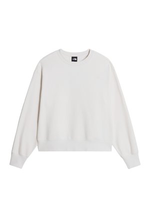 The North Face, W TNF ESSENTIAL SIMPLE DOME BOXY OS CREW. - Sweatshirt - white dune white dune