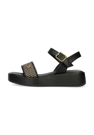 ROMEE POLLY - Keilsandalette - black