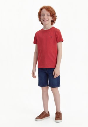 Tommy Hilfiger ESSENTIAL JERSEY CREW NECK T-SHIRT - T-shirts - terracotta red
