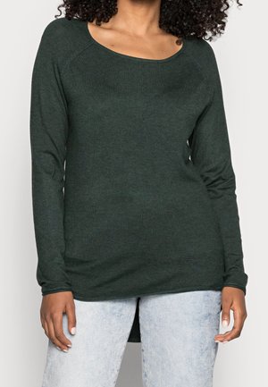 Strickpullover - dark green