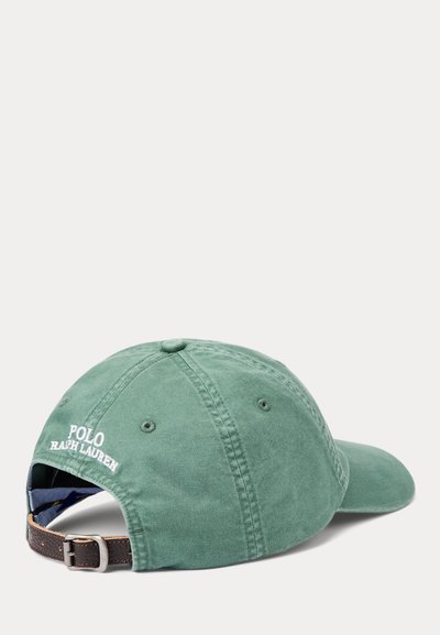 Polo Ralph Lauren STRETCH COTTON TWILL BALL CAP UNISEX - Kapa - washed forest