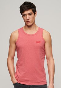 Superdry & Co ESSENTIAL LOGO - Top - punch pink marl