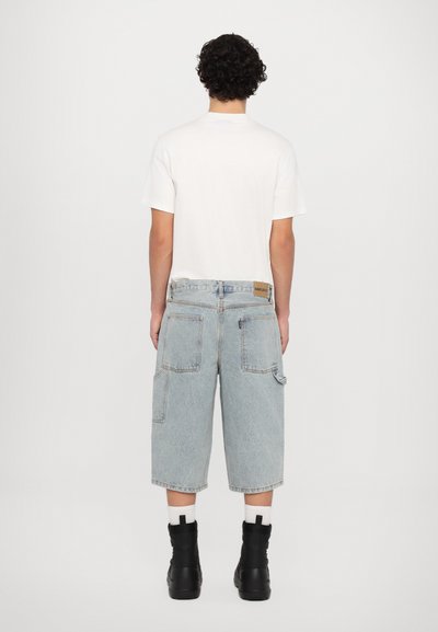 Noon Goons RUNAWAY - Kratke hlače od trapera - washed blue