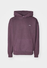LOWERCASE HOOD UNISEX - Sweatshirt - pigment plum perfect