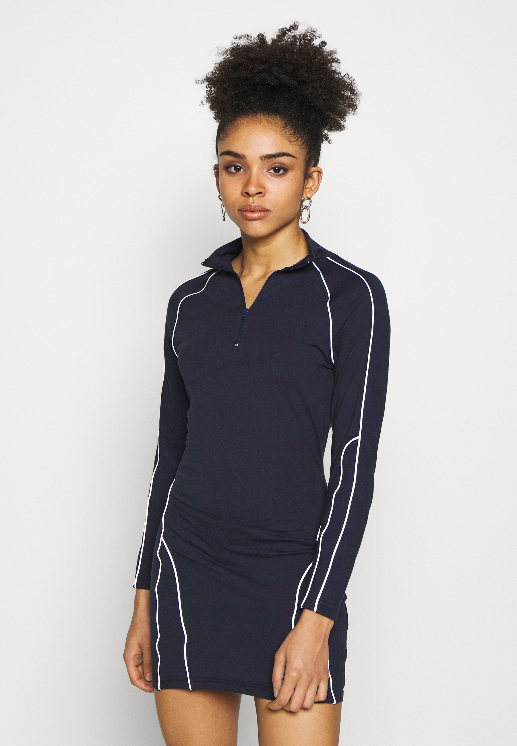 reflective bodycon dress