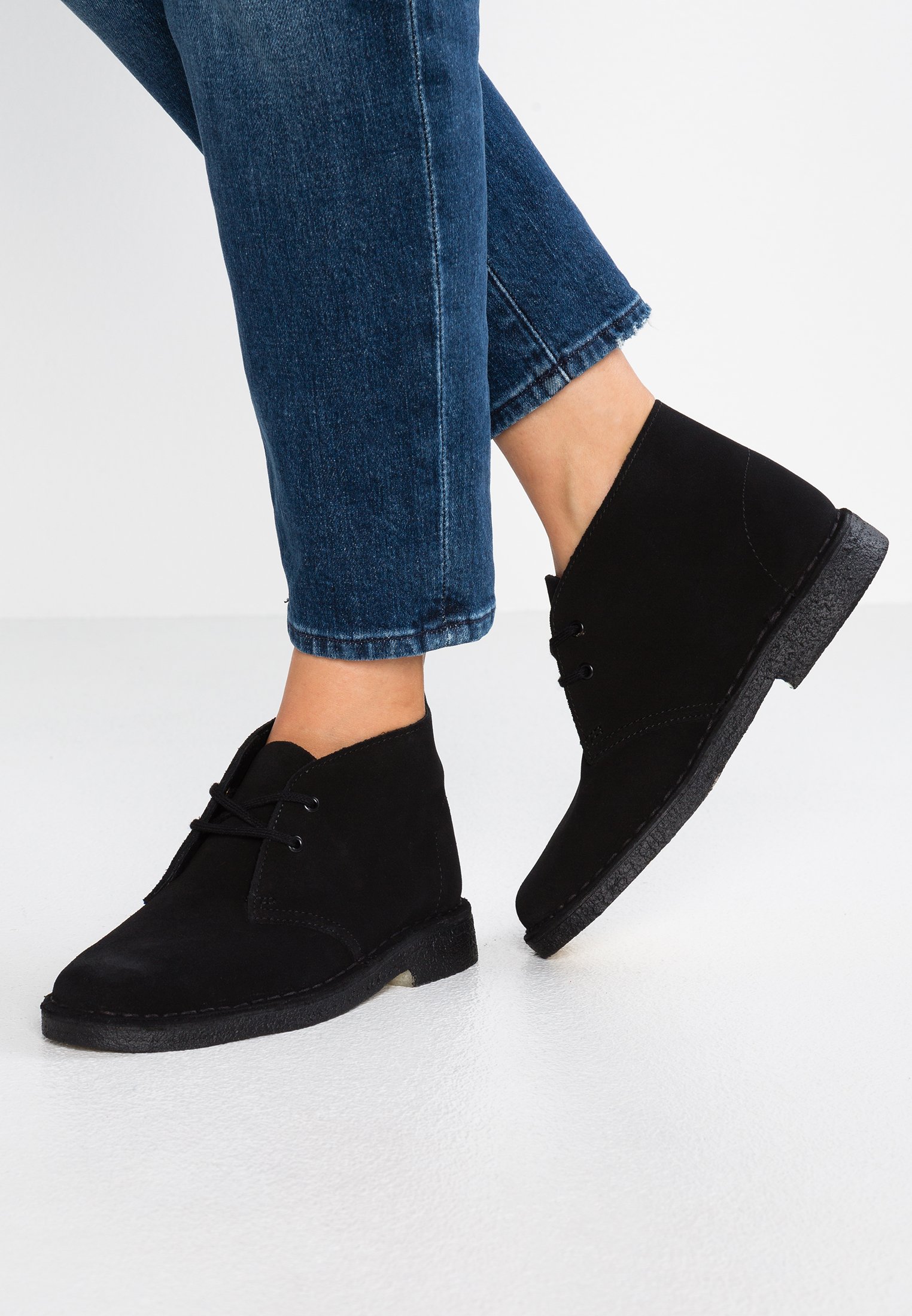 Clarks Originals DESERT BOOT - Sportieve veterschoenen - black/Zwart -  Zalando.nl