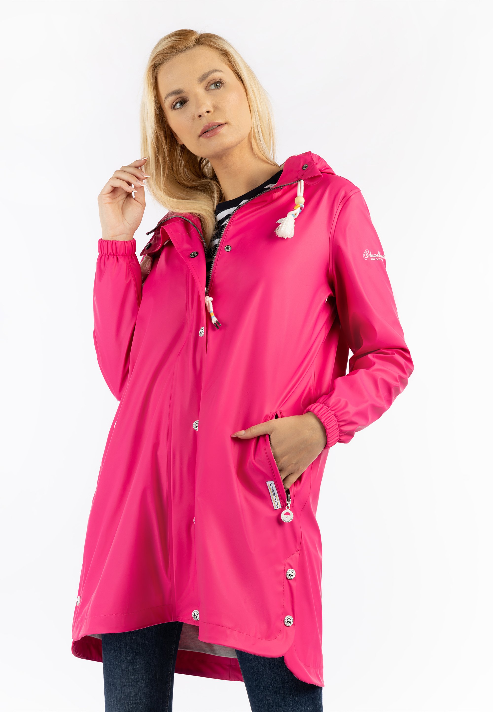 Regenjacke Damen Pink Schmuddelwedda Regenjacke Pink