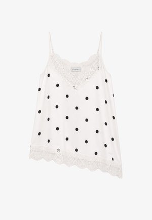 OH APRIL, Débardeur - off white polkadot