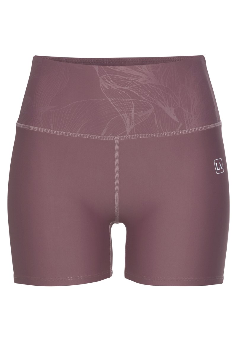 LASCANA Active FUNKTIONS - Leggings - dunkelrosa/gemustert