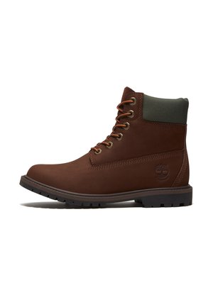 Timberland, TIMBERLAND PREMIUM 6 IN LACE WATERPROOF BOOT - Боти - all over dark brn nubuck