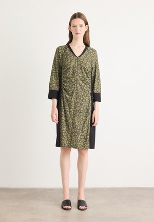 Jersey dress - olive drab