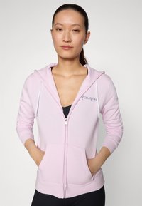 Champion GRAPHIC FULL ZIP HOODIE - Sweat zippé - pink
