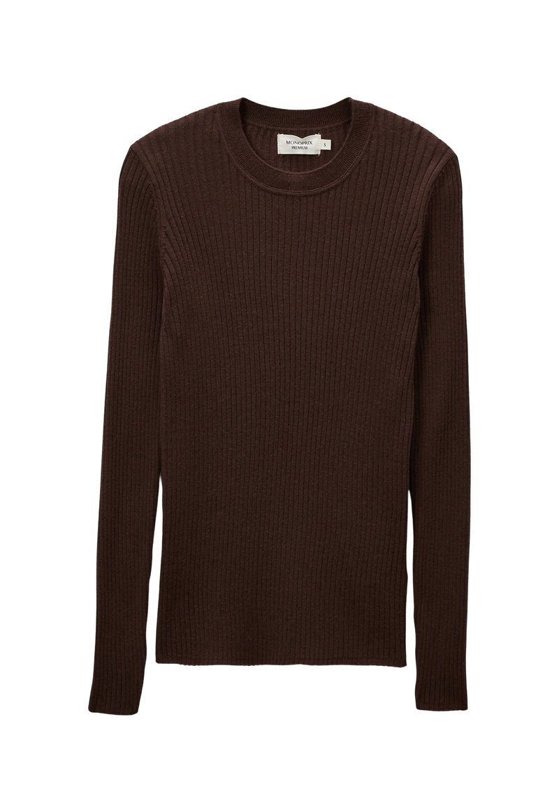 Pull En Cachemire Monoprix Enfant 10 Ans - Taille XS - Couleur Beige - Occasion Très Bon état
