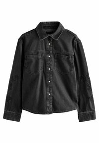 Next TALL FIT EMBROIDERED  - Jachetă din denim - black