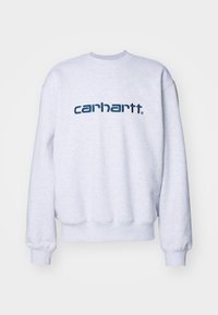 Sweater - ash heather/duck blue