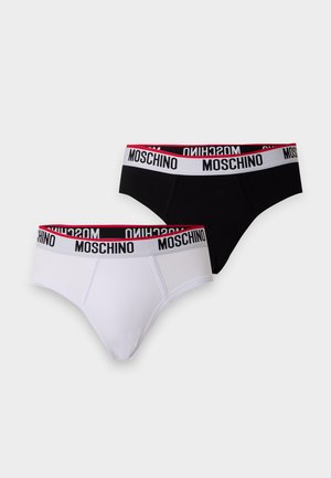 Moschino Underwear, CARRY OVER ESSENTIALS 2 PACK - Briefs - fantasia nero