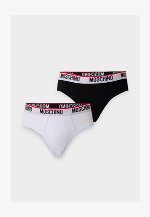 Moschino Underwear, CARRY OVER ESSENTIALS 2 PACK - Briefs - fantasia nero