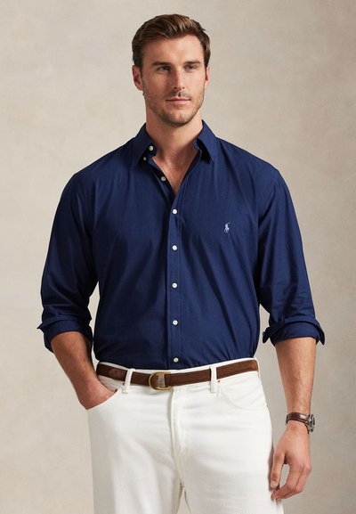 Polo Ralph Lauren Big & Tall STRETCH POPLIN SHIRT - Πουκάμισο - newport navy