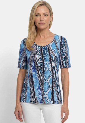 GOLDNER, SHIRT - T-shirt imprimé - blue   white   patterned