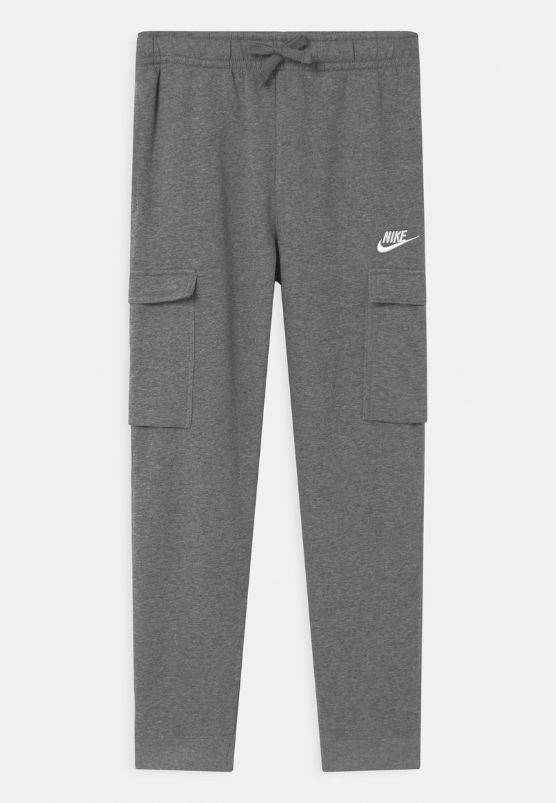 Nike Sportswear CLUB CARGO - Verryttelyhousut - mottled dark grey