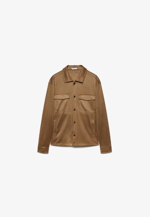 Calliope, CAPOSPALLA TINTA UNITA - Summer jacket - tabacco