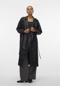 Vero Moda VMAMALIE LONG - Trenchcoat - black