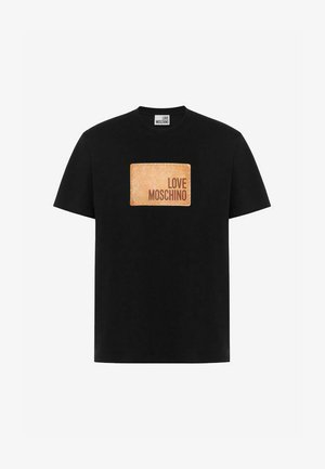 Love Moschino, Тениска с щампа - black