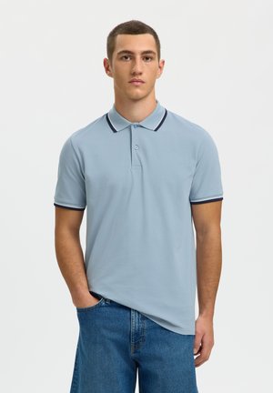Selected, Pólóing - dusty blue/navy white