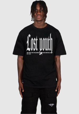 Lost Youth CLASSIC V.4 - Print T-shirt - black