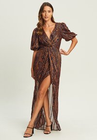 BWLDR ORLANDO - Maxi šaty - navy zebra print