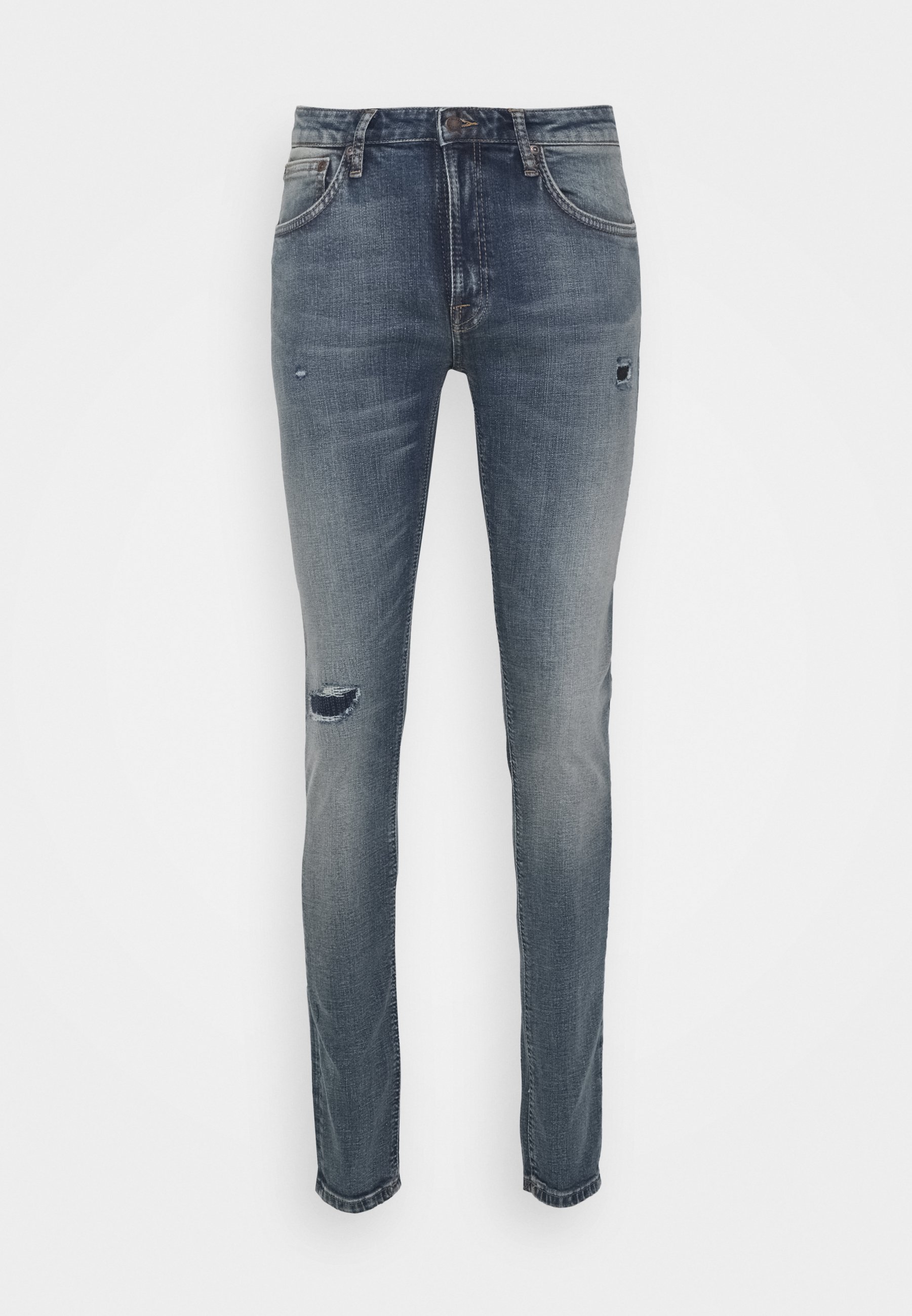 Nudie Jeans SKINNY LIN UNISEX - Jeans Slim Fit - faded glory/light-blue  denim - Zalando.de