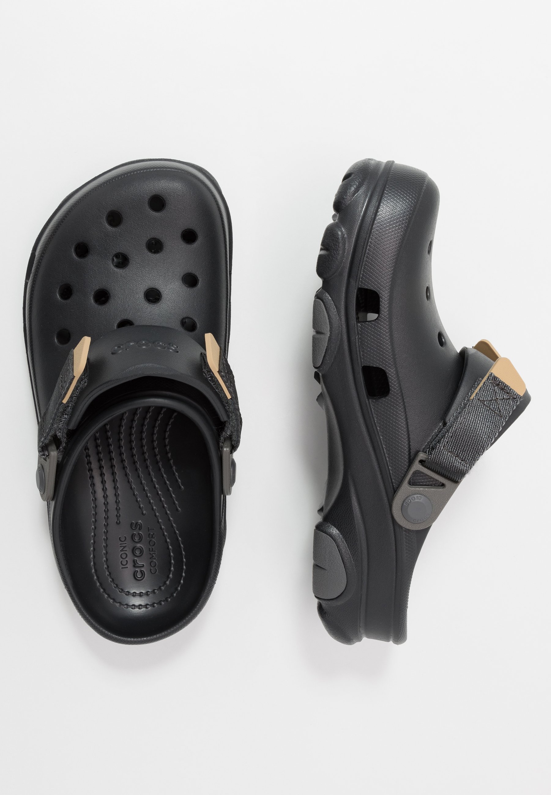 Crocs CLASSIC ALL TERRAIN Tresko blacksvart Zalando.no Crocs BISTRO Tresko blacksvart Zalando.no