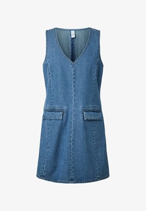 YAS, SPENCER DRESS YASMALEA DENIM - Spijkerjurk - medium blue denim
